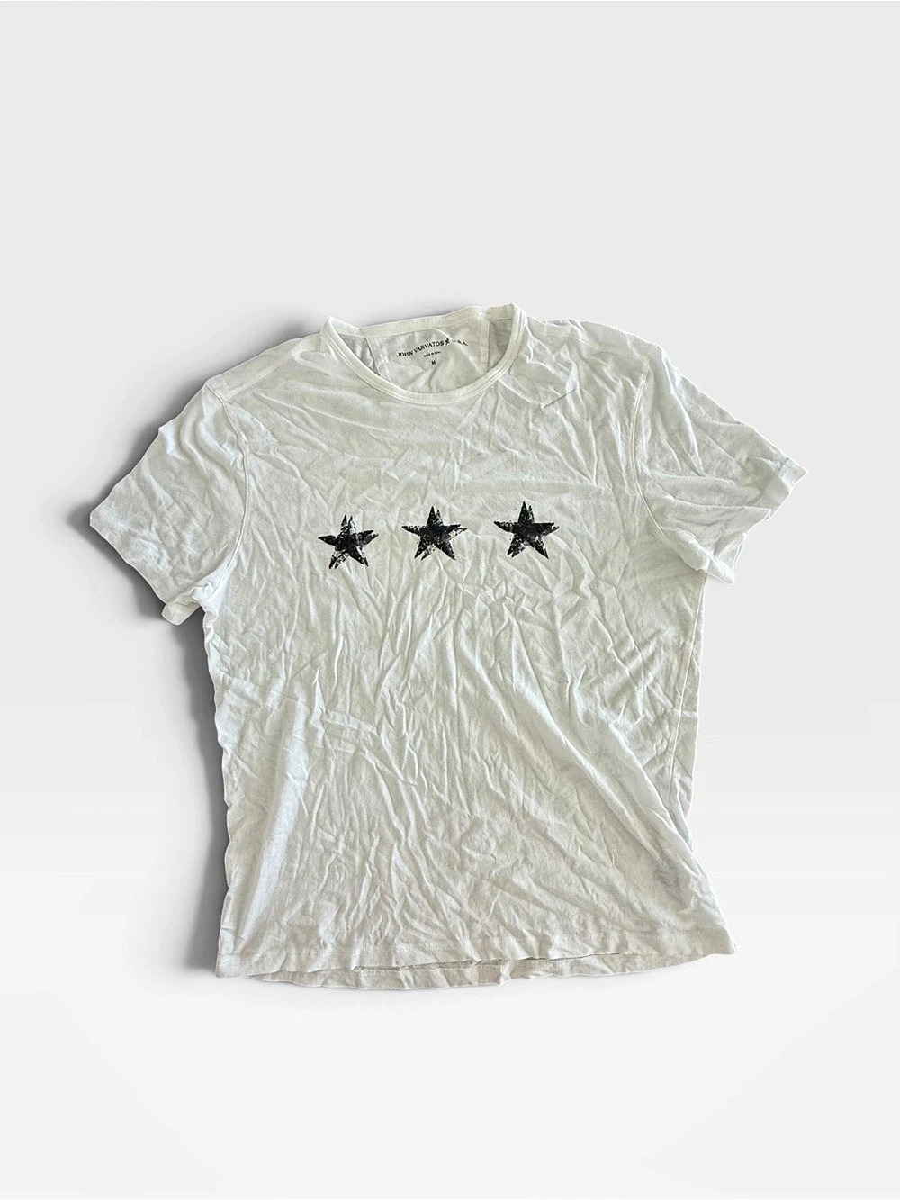 John Varvatos Stars Graphic T-Shirt Men's White Medium